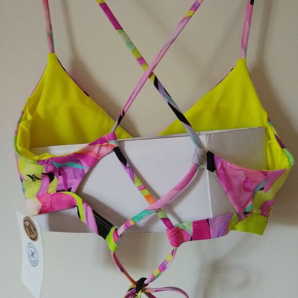 HURLEY MULTICOLOR BIKINI SET. NWT - Picture 4 of 9